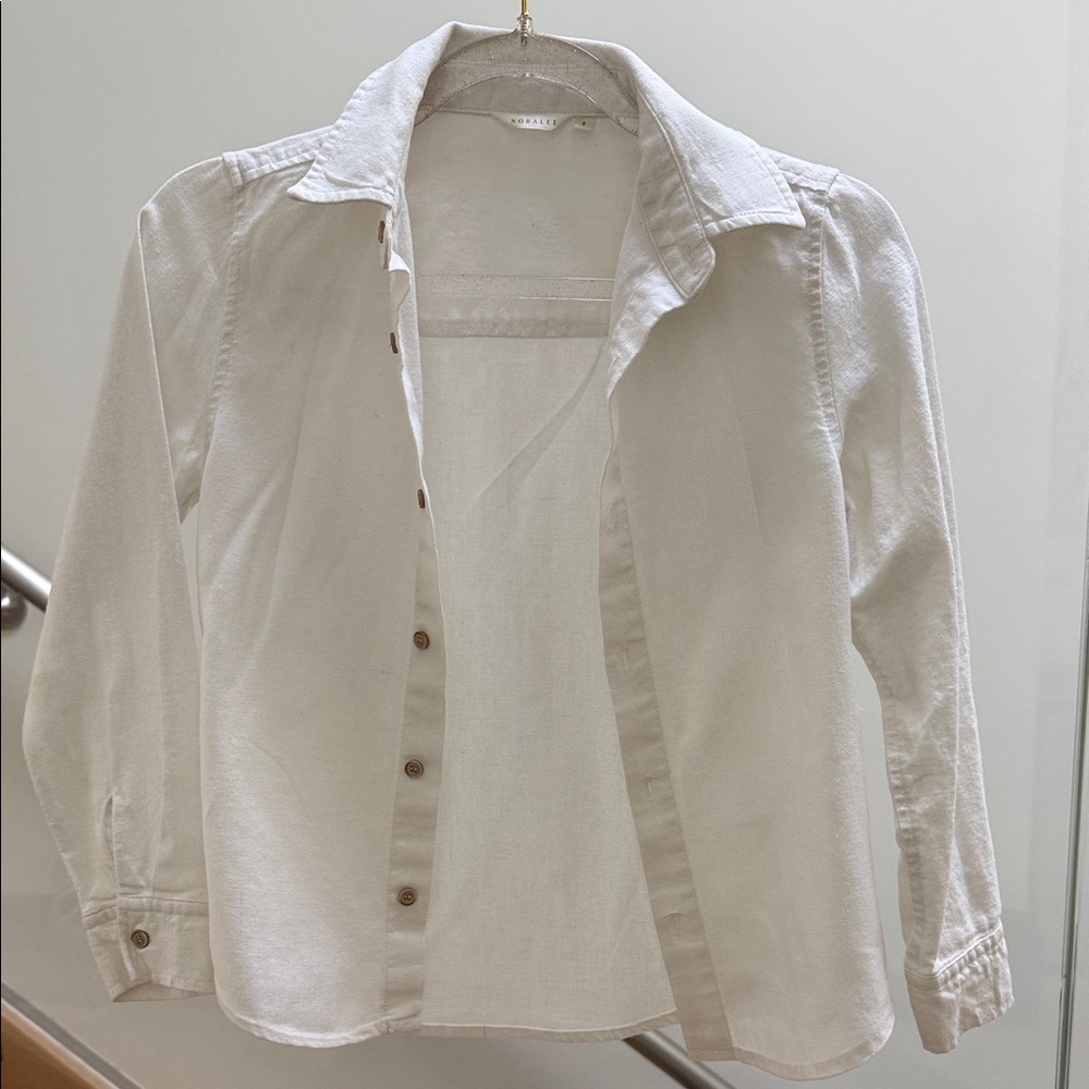 Classic White Kids Button Down Shirt